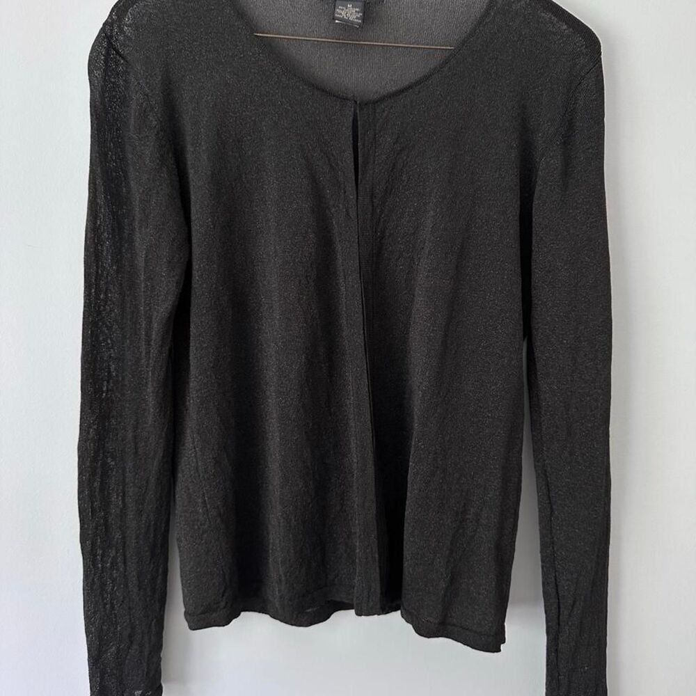 Banana-republic Women's Grey and Black Cardigan